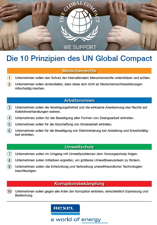 UN Global Impact bei Rexel Germany